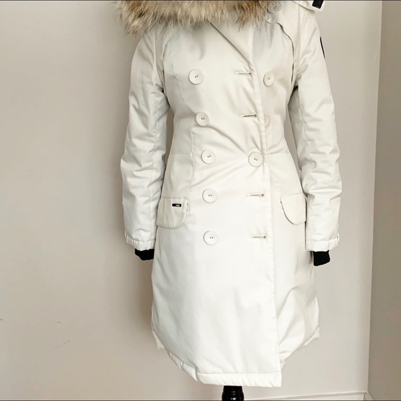Nobis Peacoat Style Luna Cream Down Winter CoatXS - Picture 6 of 7